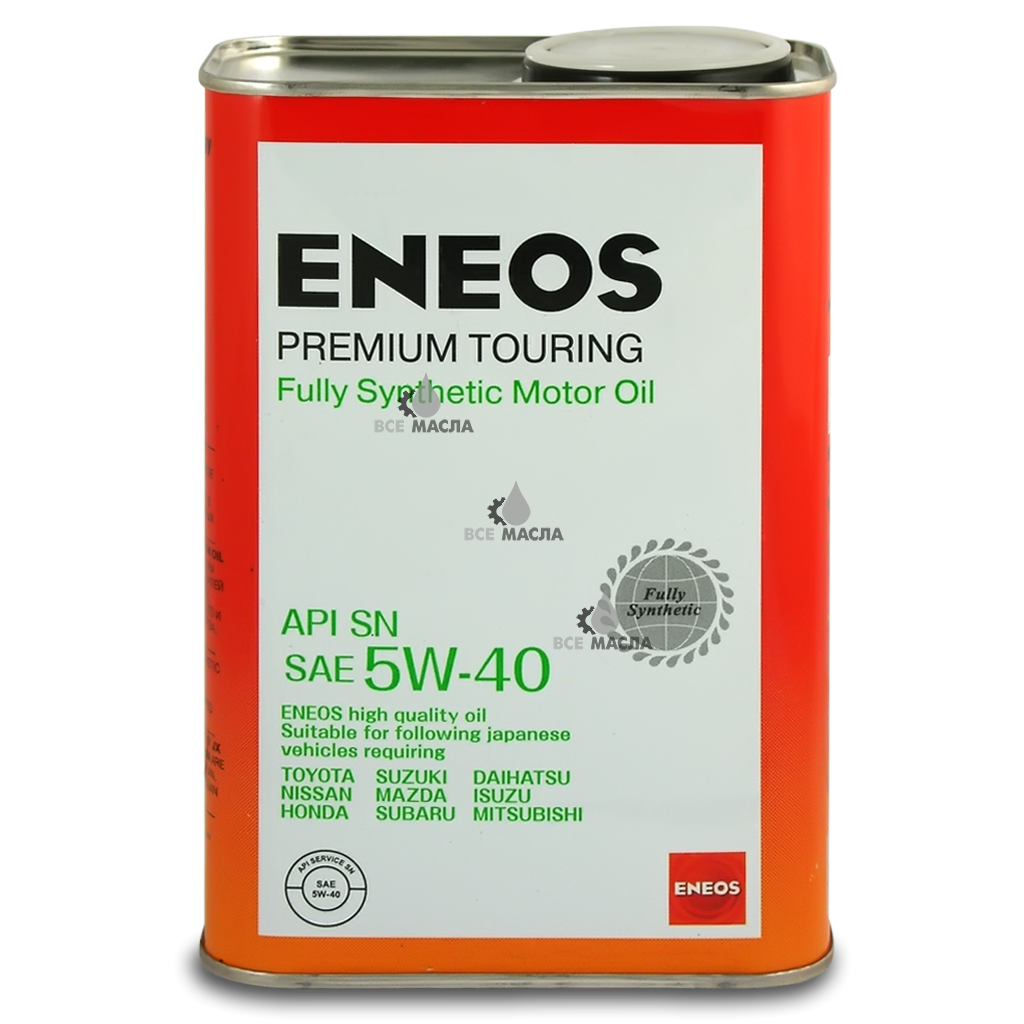 Motor oil sn 5w 40. ENEOS Premium Touring SN 5w-40. ENEOS Premium Touring SN 5w-40, 1 л. ENEOS 5w40 Premium Touring артикул. ENEOS 5w40 Premium.