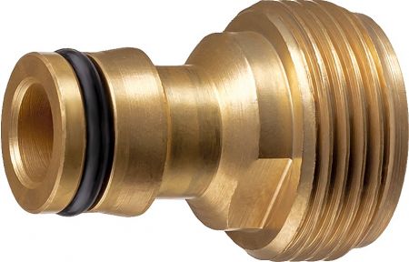 Адаптер 3/4" штуцерный с внешн. резьбой из латуни / GRINDA image 1 Адаптер 3/4" штуцерный с внешн. резьбой из латуни / GRINDA image 1