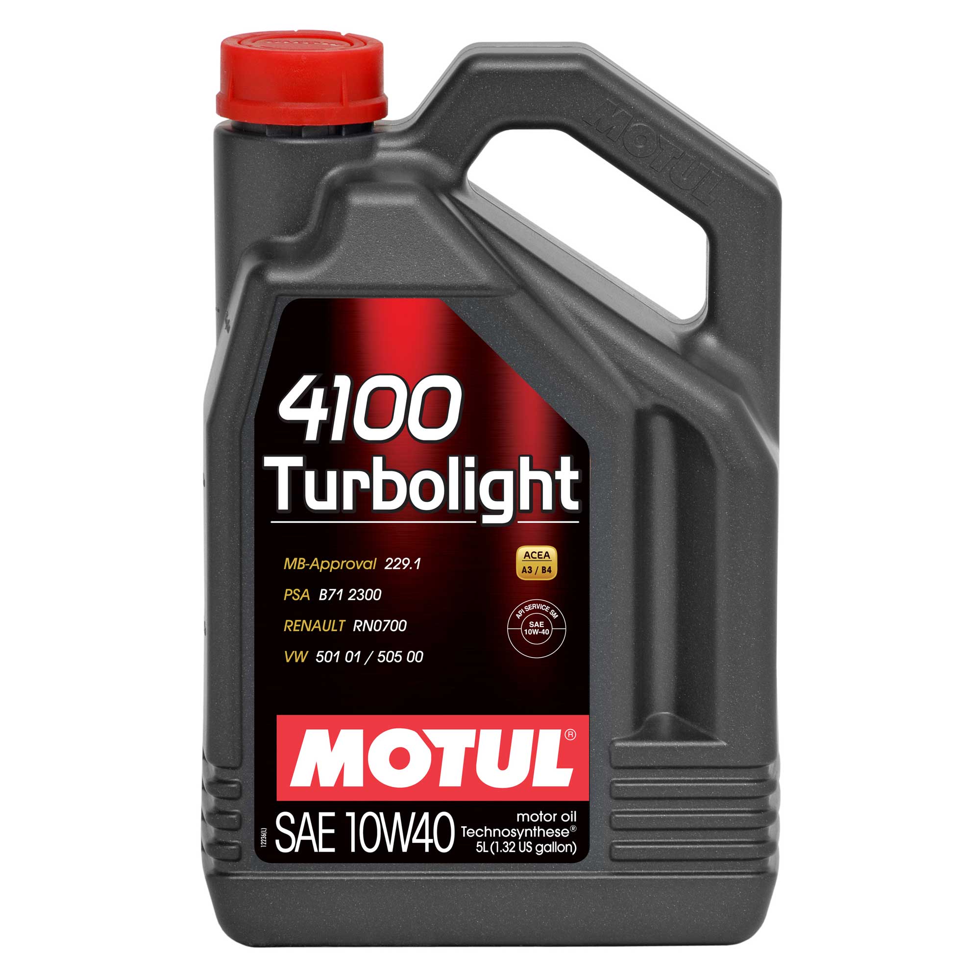 MOTUL 4100 Turbolight 10w-40 4л  масло моторное полусинтетическое image 1 MOTUL 4100 Turbolight 10w-40 4л  масло моторное полусинтетическое image 1