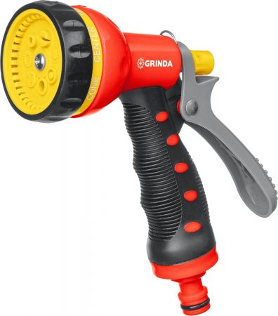 Пистолет-распылитель пластик 7-позиц.TPR  /GRINDA/ image 1 Пистолет-распылитель пластик 7-позиц.TPR  /GRINDA/ image 1
