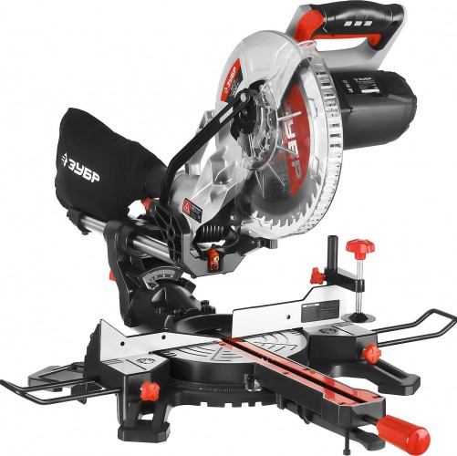 Пила торц. ЗУБР ЗПТ-255-1800-ПЛ (1800Вт, 255мм, с протяжкой) image 1 Пила торц. ЗУБР ЗПТ-255-1800-ПЛ (1800Вт, 255мм, с протяжкой) image 1