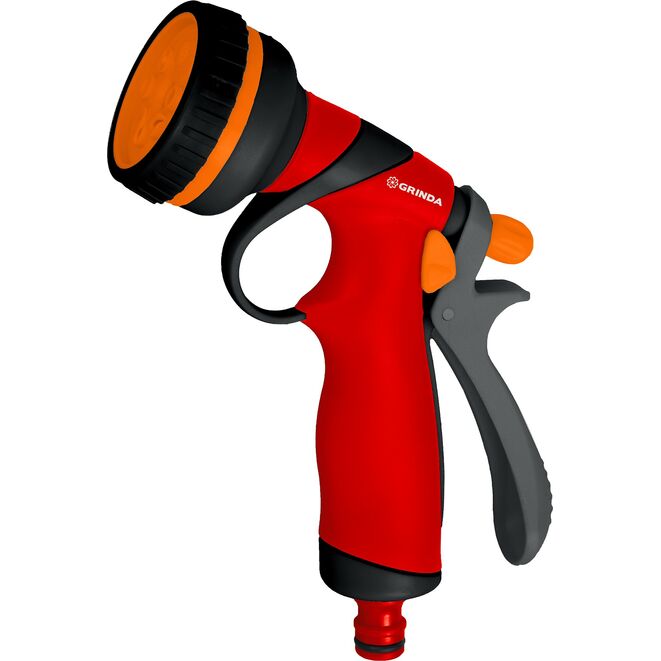 Пистолет-распылитель пластик 8-позиц.TPR  /GRINDA/ image 1 Пистолет-распылитель пластик 8-позиц.TPR  /GRINDA/ image 1