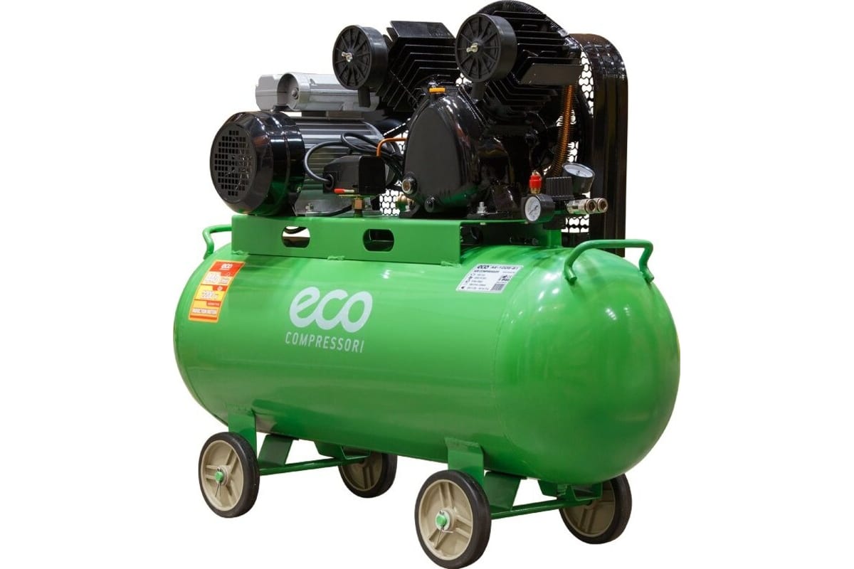 Компрессор масляный поршневой ECO AE-1005-B1 2,2 кВт, 380 л/мин, 100 л image 1 Компрессор масляный поршневой ECO AE-1005-B1 2,2 кВт, 380 л/мин, 100 л image 1