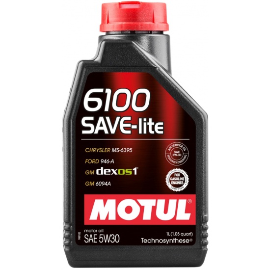 MOTUL 6100 Save-Lite 5w30 1л масло моторное синтетическое image 1 MOTUL 6100 Save-Lite 5w30 1л масло моторное синтетическое image 1